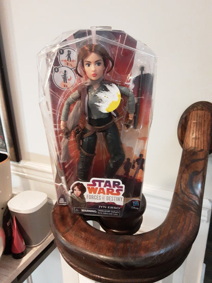 Star Wars Forces of Destiny JYN ERSO  Action Figure Doll Hasbro Disney
