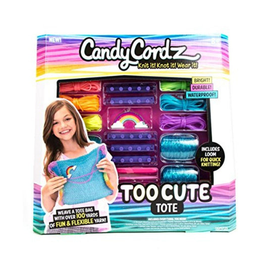 Candy Cordz Too Cute Tote Bag Make Your Own Tote Bag Knitting Kit