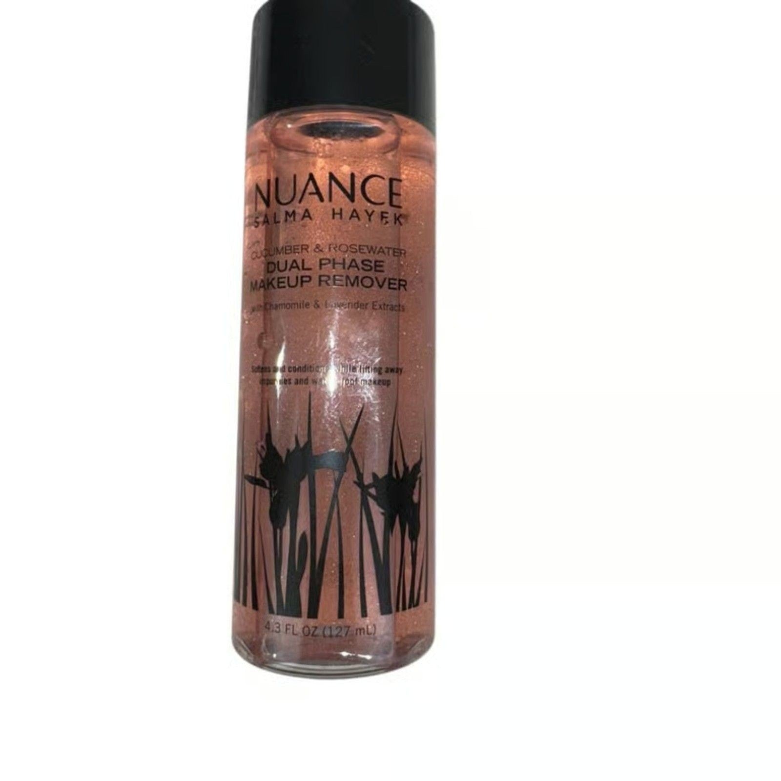 NEW Nuance Salma Hayek Cucumber & Rosewater Dual Phase Makeup Remover 4.3 fl oz