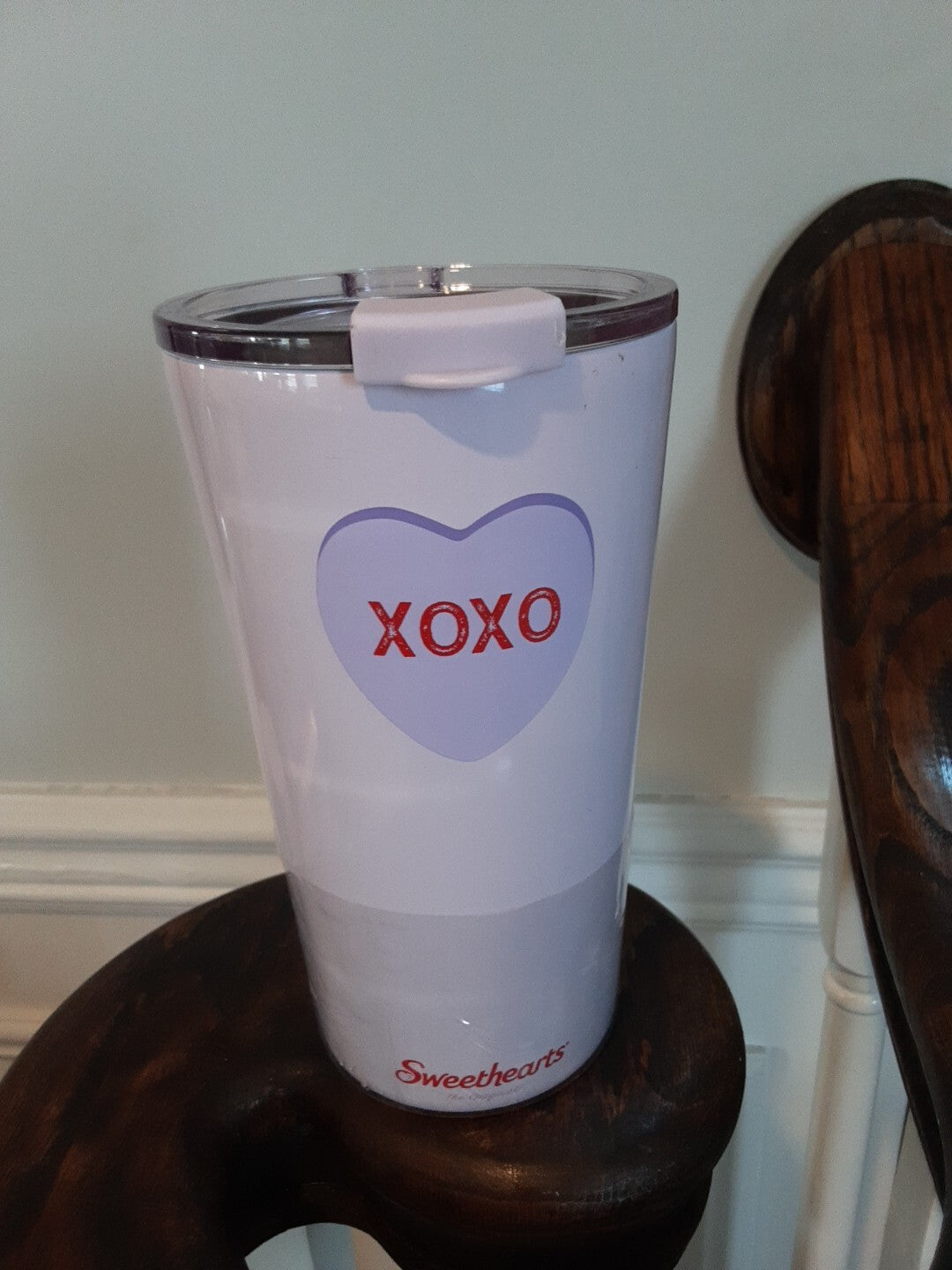 New Sweethearts Xoxo Tumbler 16 Oz Conversation Hearts Rare New