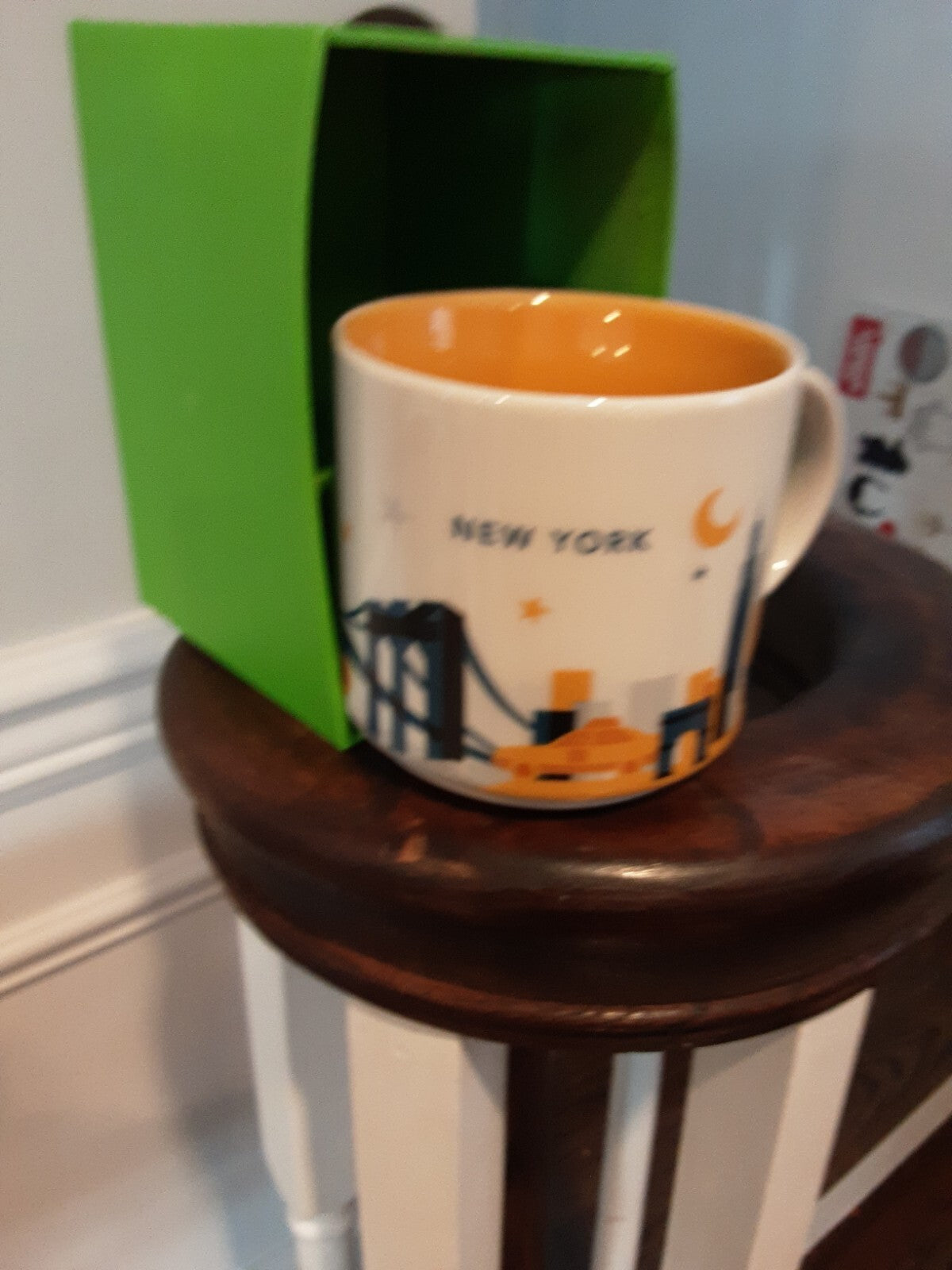 Starbucks New York You Are Here 2015 Ceramic Coffee Tea Mug Collector 14 oz Cup