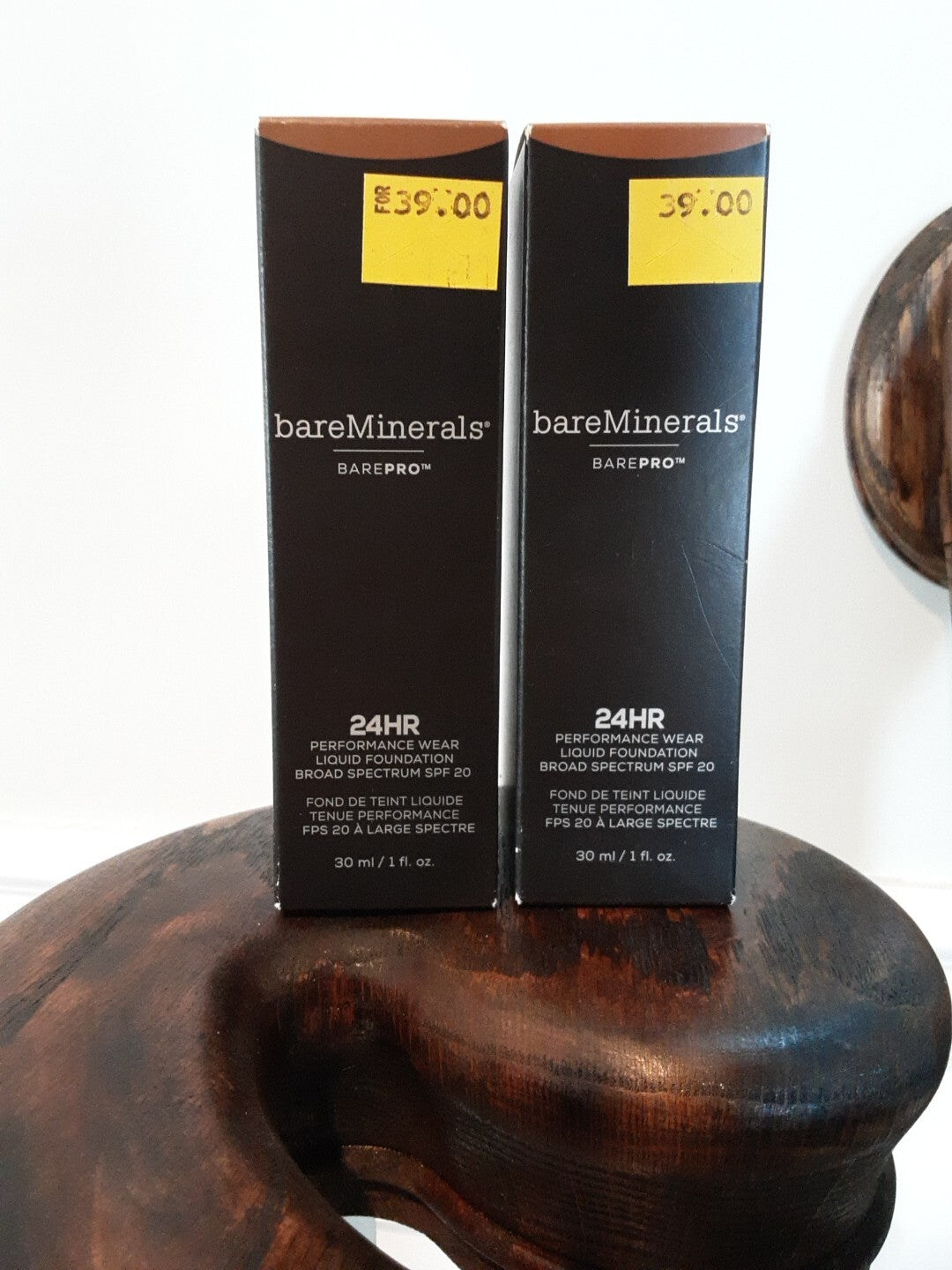 2 Pk Bareminerals Barepro Performance Wear Liquid Foundation - #27 Espresso 1oz