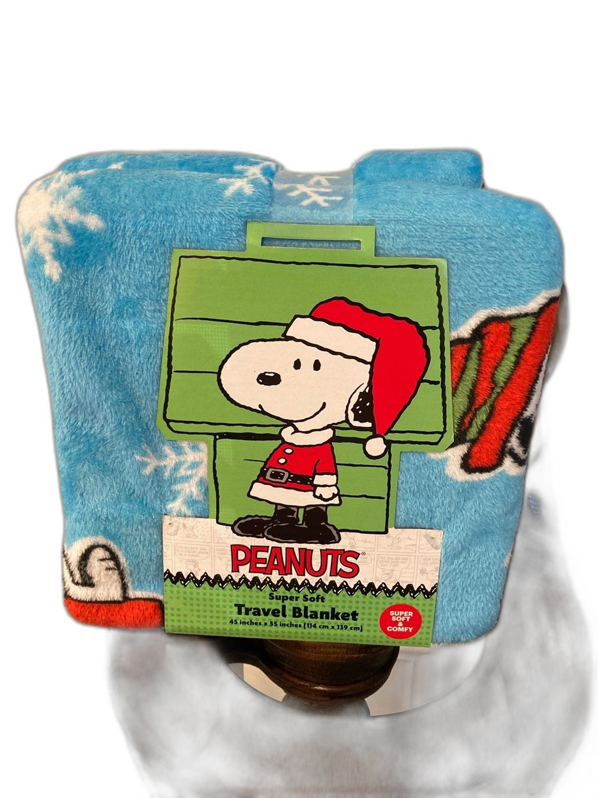 Peanuts christmas blanket 
