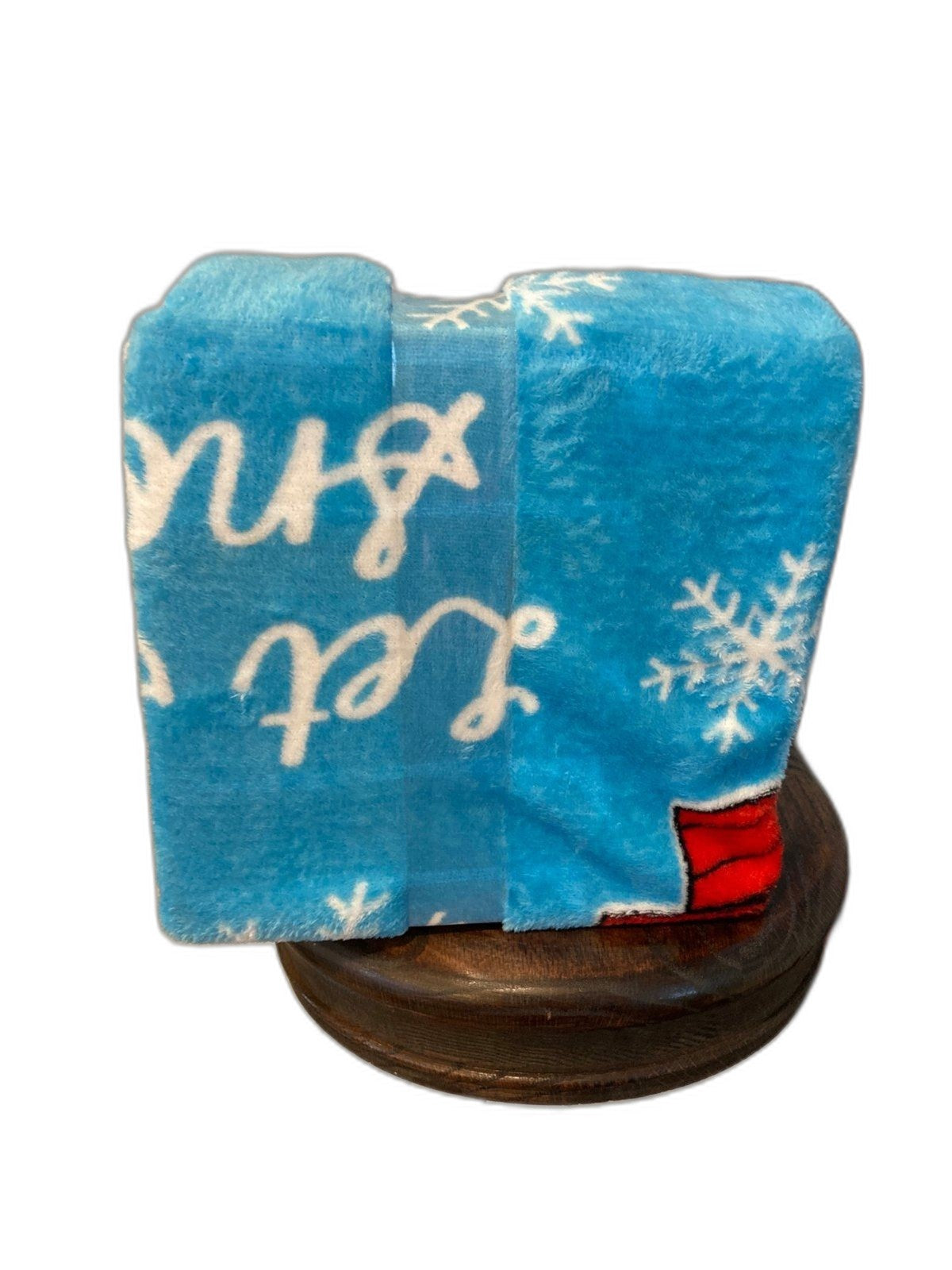 Peanuts christmas blanket 