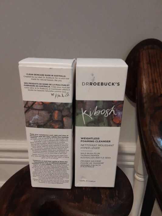 2X Dr Roebuck’s weightless foaming cleanser nib 
