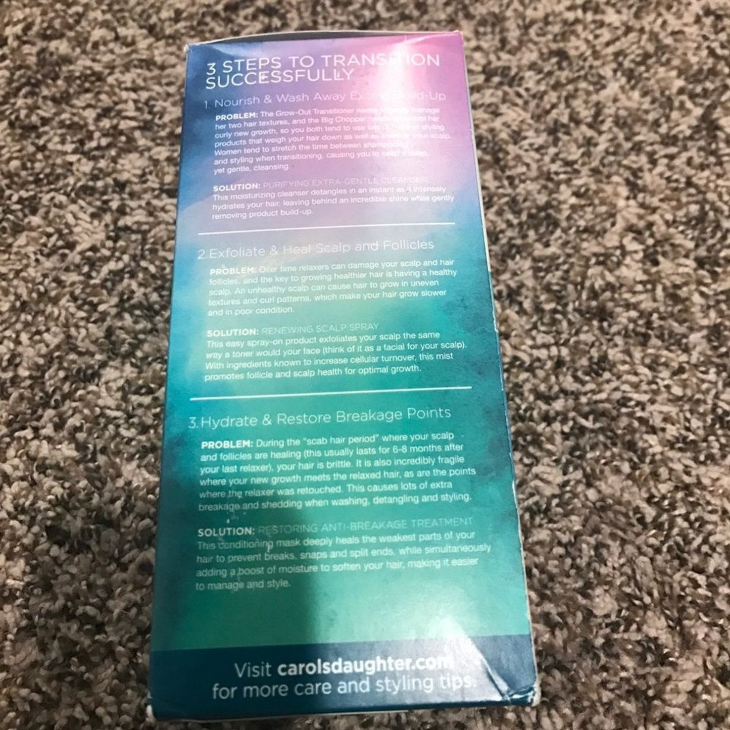 Carols daughter transitioning kit