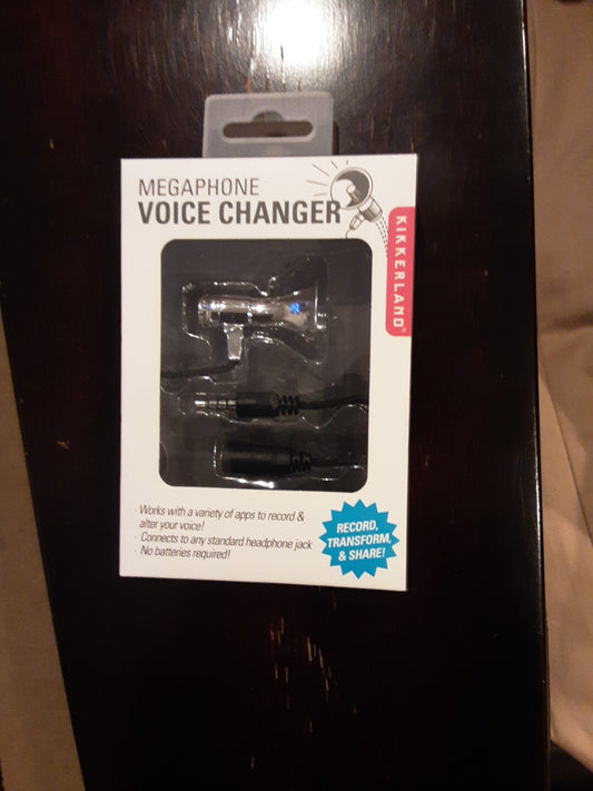 Kikkerland,  Megaphone Voice Changer New! Free Shipping!
