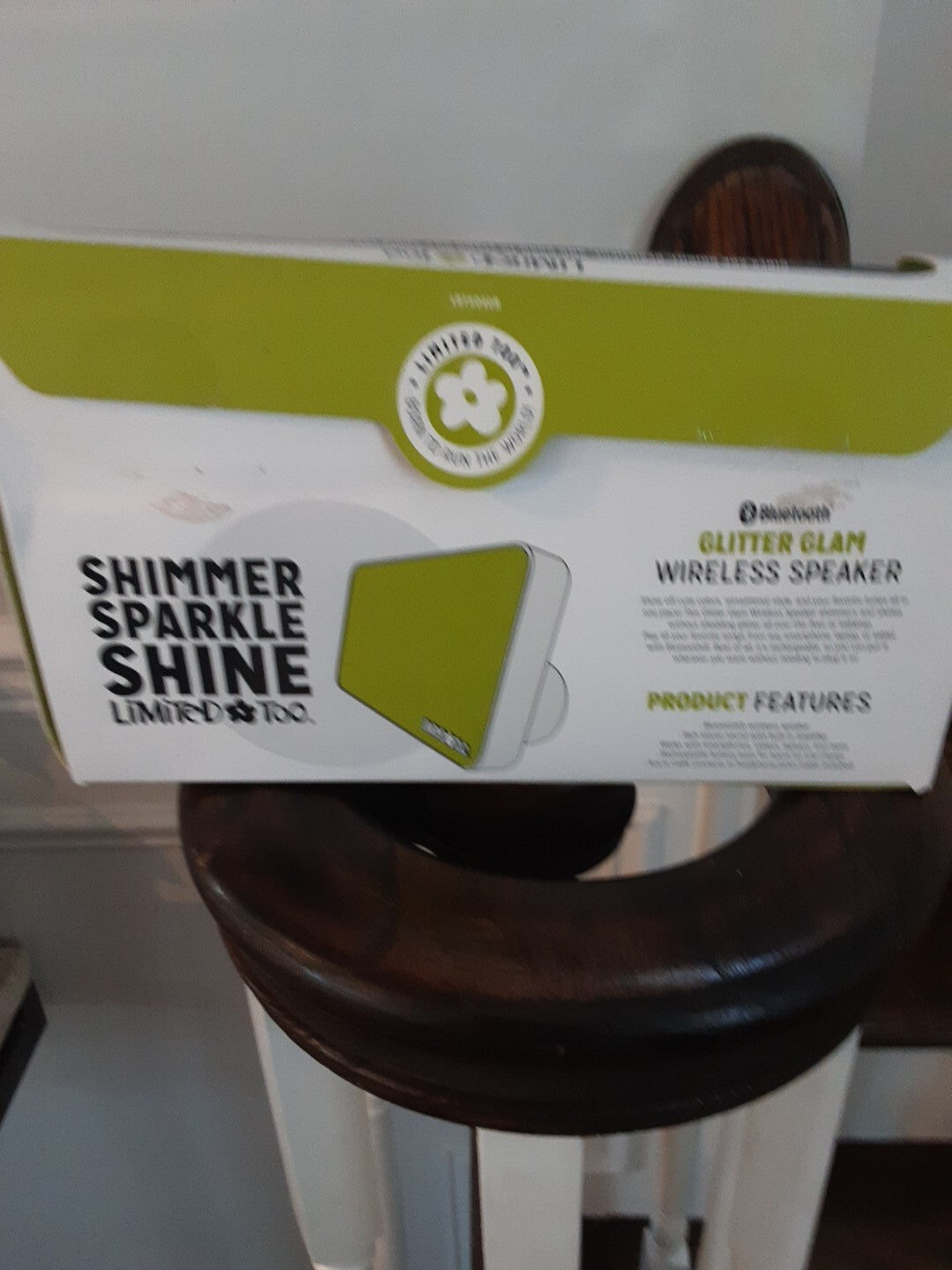 Limited Too Bluetooth Wireless Speaker Glitter Glam Speaker - NIB See Pics 