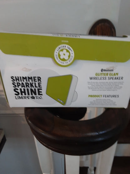 Limited Too Bluetooth Wireless Speaker Glitter Glam Speaker - NIB See Pics 