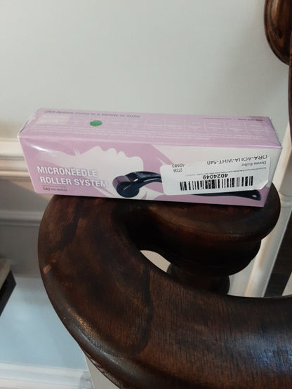ORA Beauty Microneedle Face Roller System 540 needles 0.25mm depth Sealed in Box