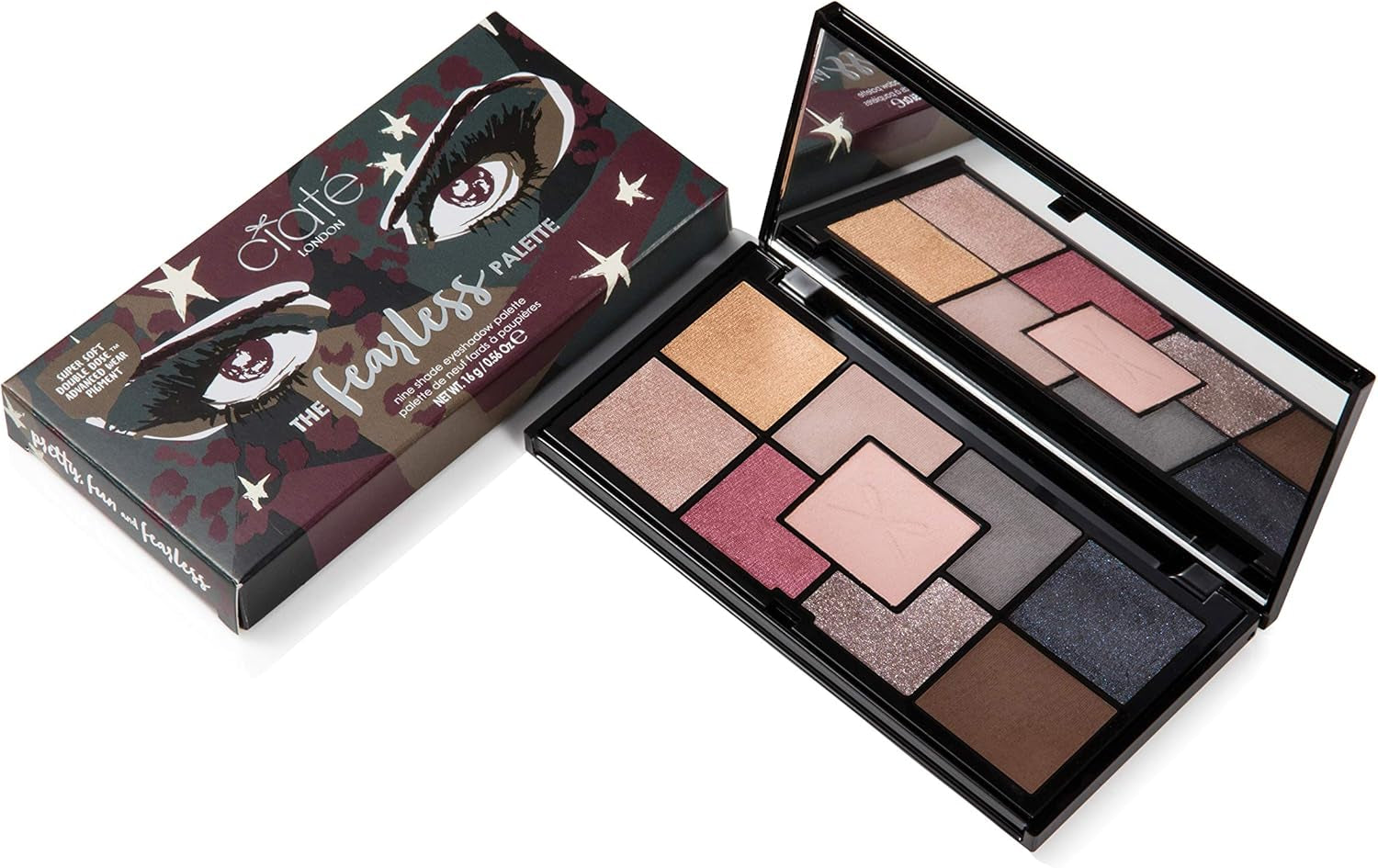 Ciaté London Pretty, Fun & Fearless Eyeshadow Palette 16G Fearless