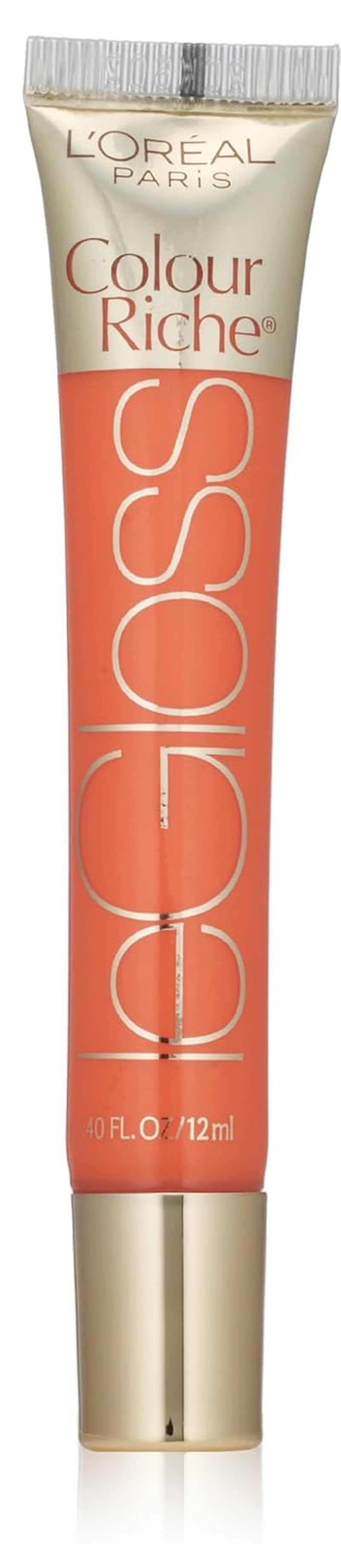 L'Oréal Paris Colour Riche Le Gloss, Peach Fuzz, 0.4 Fl. Oz.