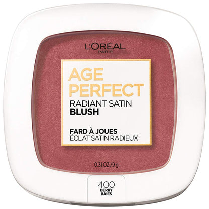L’Oréal Paris Age Perfect Radiant Satin Blush with Camellia Oil, Berry