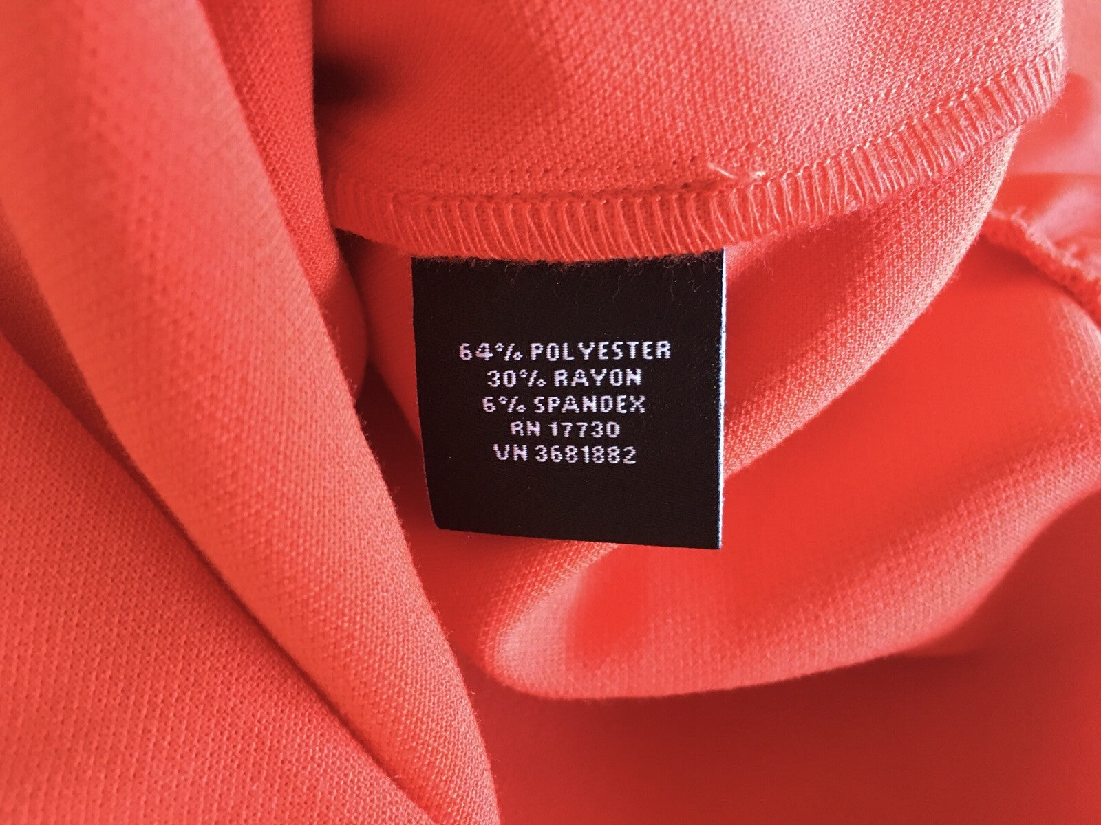 VICTORIA BECKHAM Target NWOT Womens Size XS Red Black Scallop Sleeveless Dress