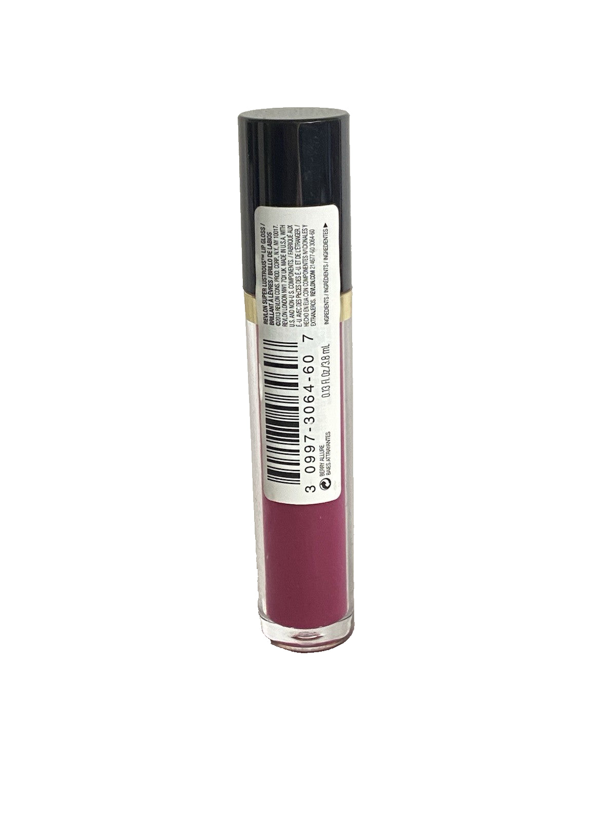 REVLON Super Lustrous LIPGLOSS GLOSS ~ BERRY ALLURE #225 ~ NEW SEALED