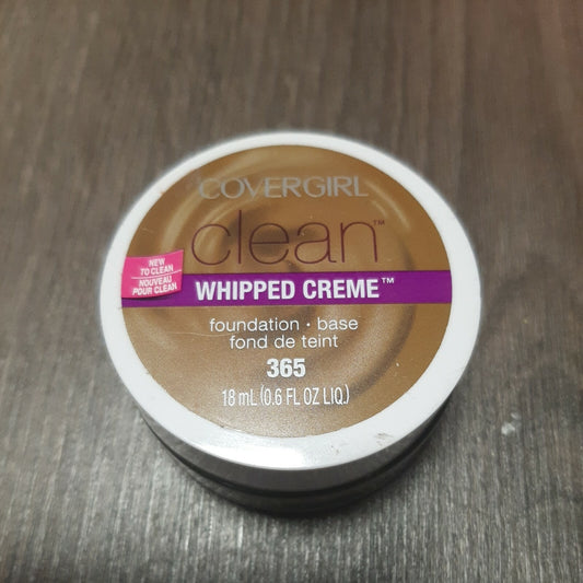 Covergirl Clean Whipped Creme Foundation 365 TAWNY Full Size