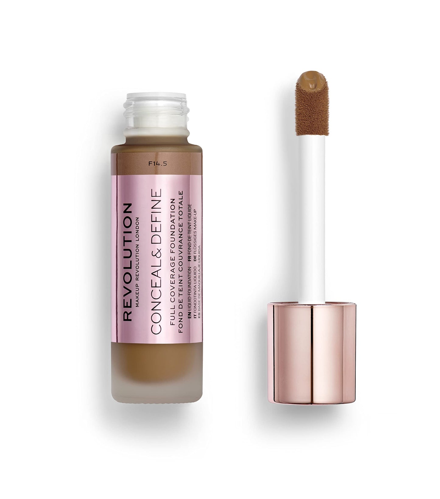 MAKEUP REVOLUTION CONCEAL and DEFINE FOUNDATION F14.5 | KORREKTOR