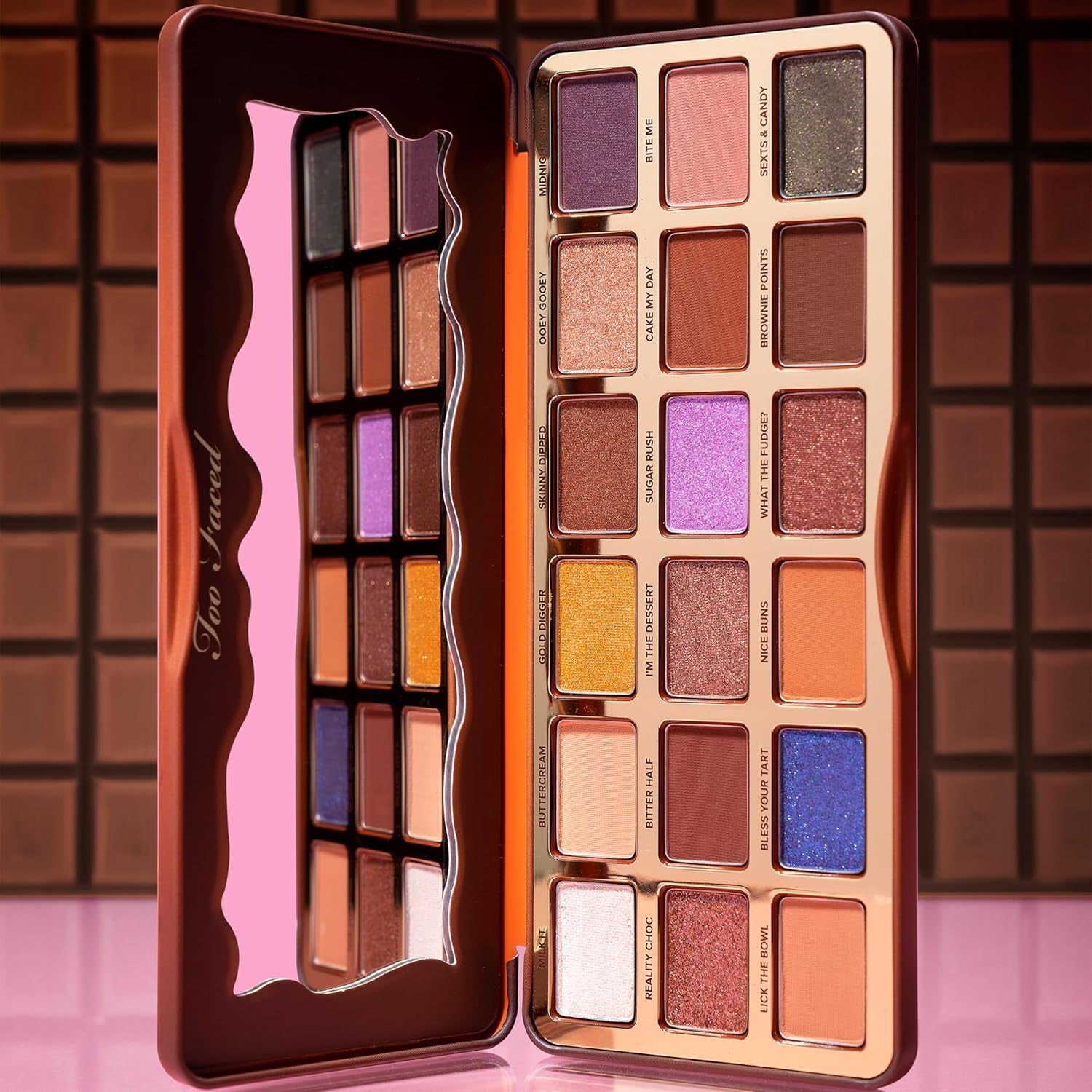 Better than Chocolate Eyeshadow Makeup Palette | High Pigment, Shimmer + Matte, 0.7 Ounce