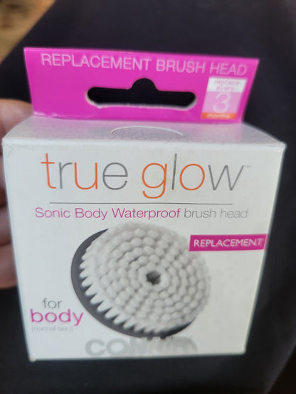 Conair True Glow Sonic Body Brush Replacement Brush Head for Body Waterproof NEW