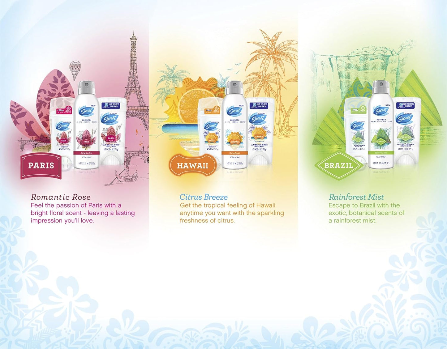 Deodorant Scent, Hawaii Citrus Breeze, 2.6 Ounce, Packaging May Vary
