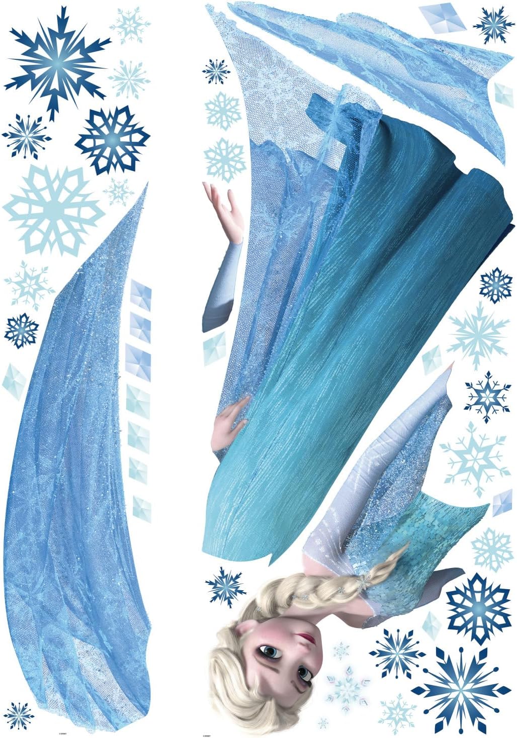 Frozen Elsa Giant Peel and Stick Wall Decals by Roommates, RMK2371GM