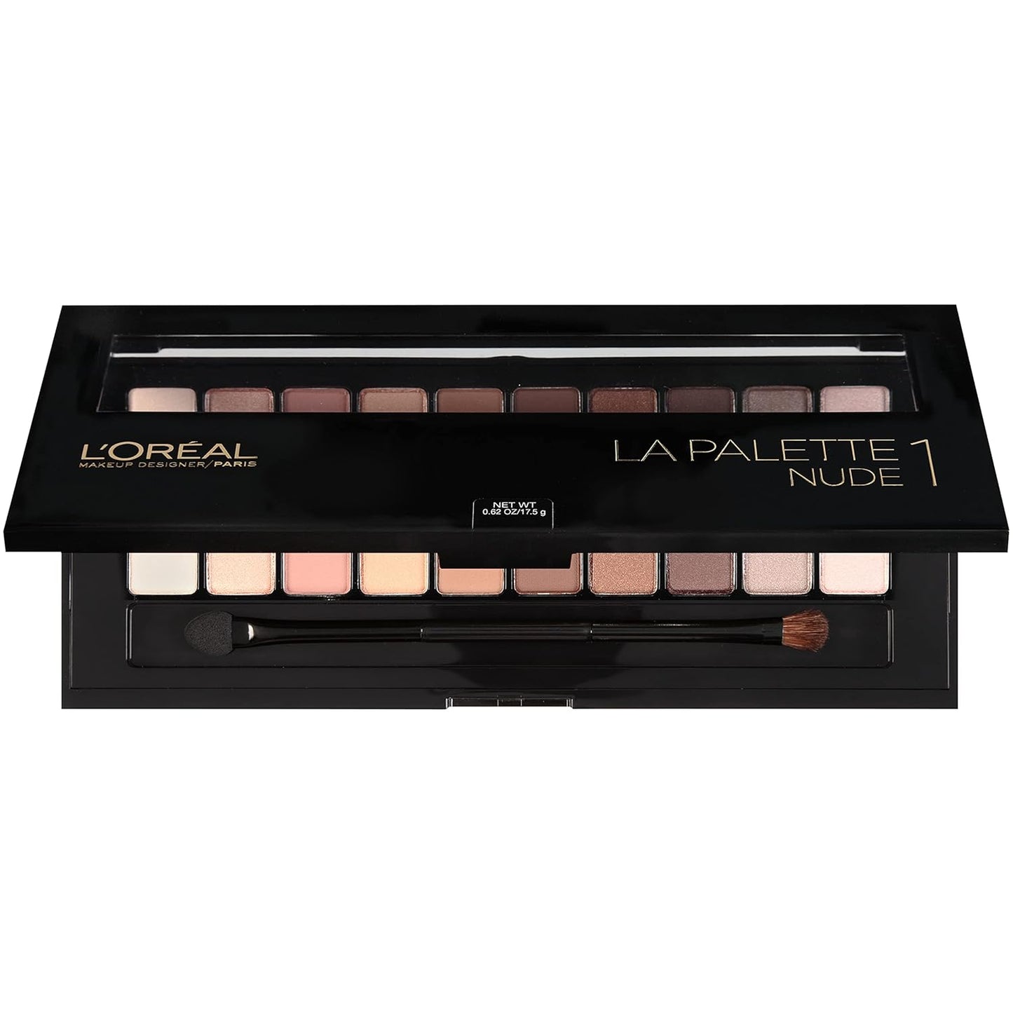 L’Oréal Paris Makeup Colour Riche Eye 'La Palette Nude' Eye Shadow Palette with Brush, 112 Nude Intense, 0.62 Oz.