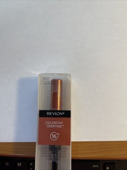 Revlon Colorstay Overtime Lipcolor - ETERNAL ROSE #450 - Brand New / Boxed