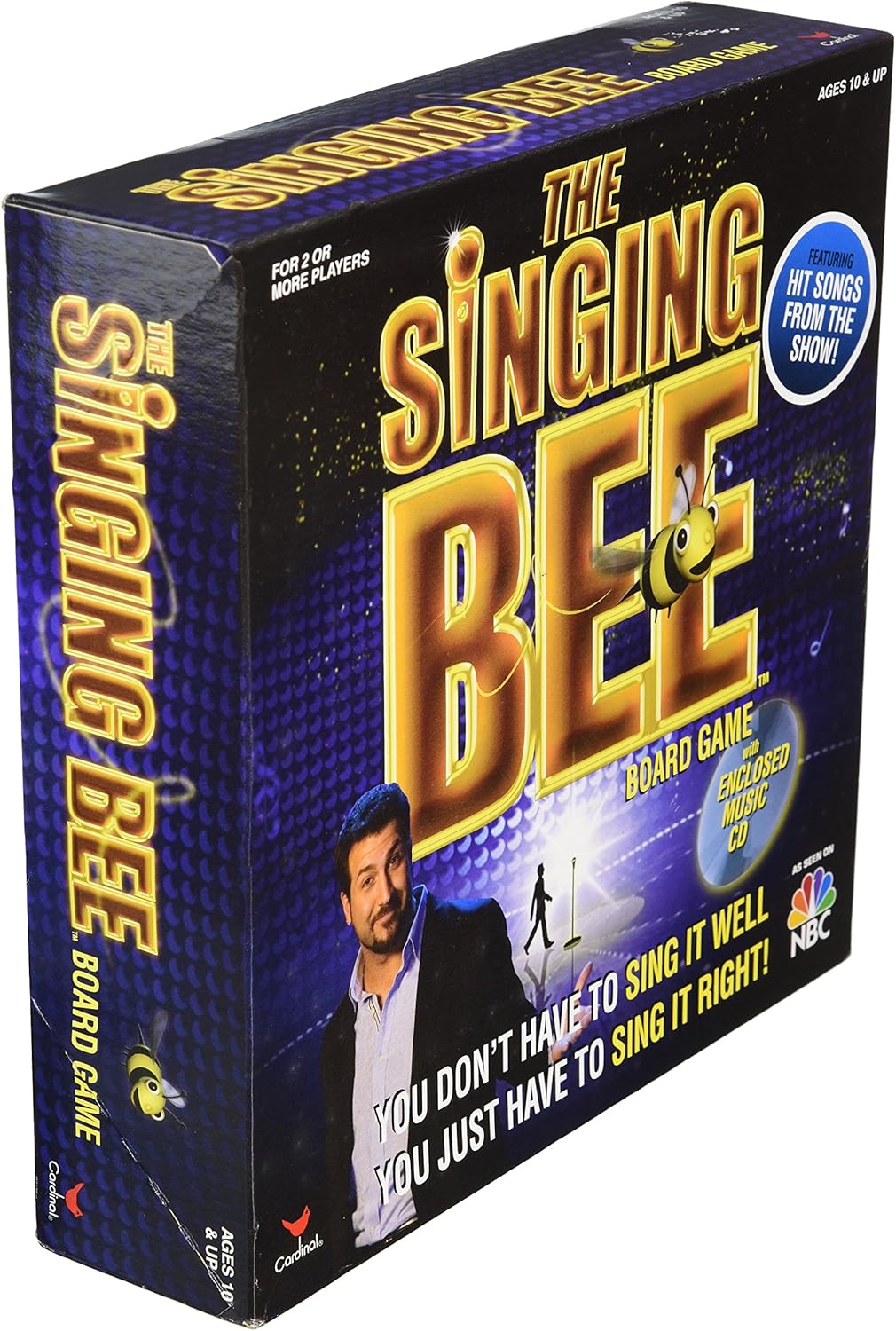 Games Cardinal Industries Singing Bee CD Board Game