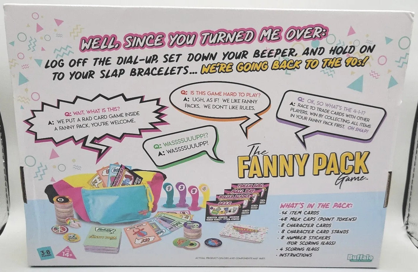 Buffalo Games the Fanny Pack Game the Pack Is Back Fun Game Gift 3-8 Players