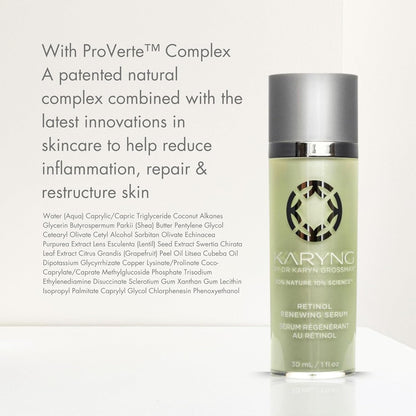 KARYNG Retinol Renewing Serum, anti Aging Retinol Serum, Face Serum Targets Fine Lines and Wrinkles, anti Aging Serum with Retinol and Coconut Oil, 1Oz