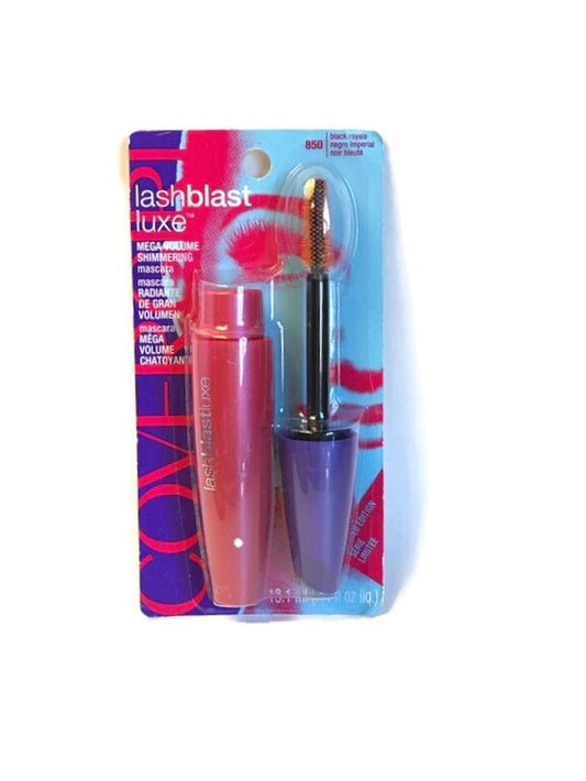 COVERGIRL Lashblast SHIMMERING MASCARA ~ BLACK ROYAL #850 ~ Mega Volume ~ NEW