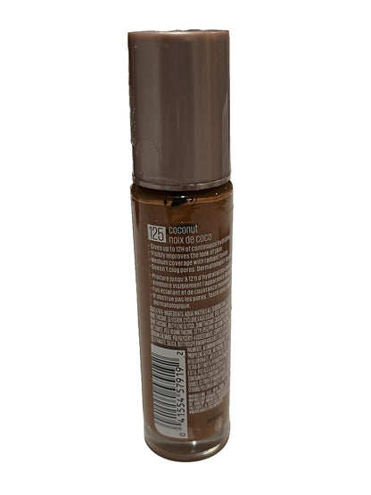 1 Piece Maybelline Dream Radiant Liquid Foundation #125 Coconut 1.0 Fl.Oz New