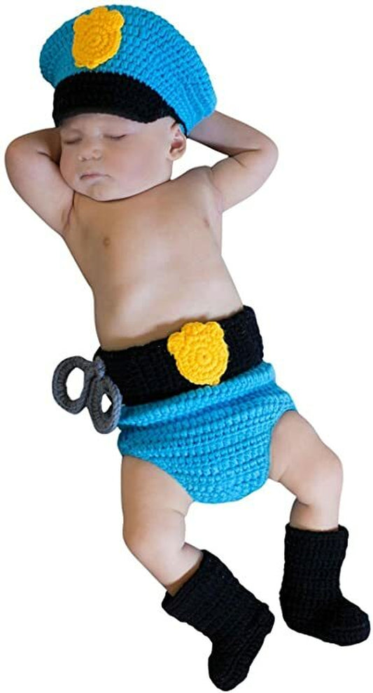 Princess Paradise Baby Boys' Mr. Police Officer Outfit, Size 0-3 Months, New in Package