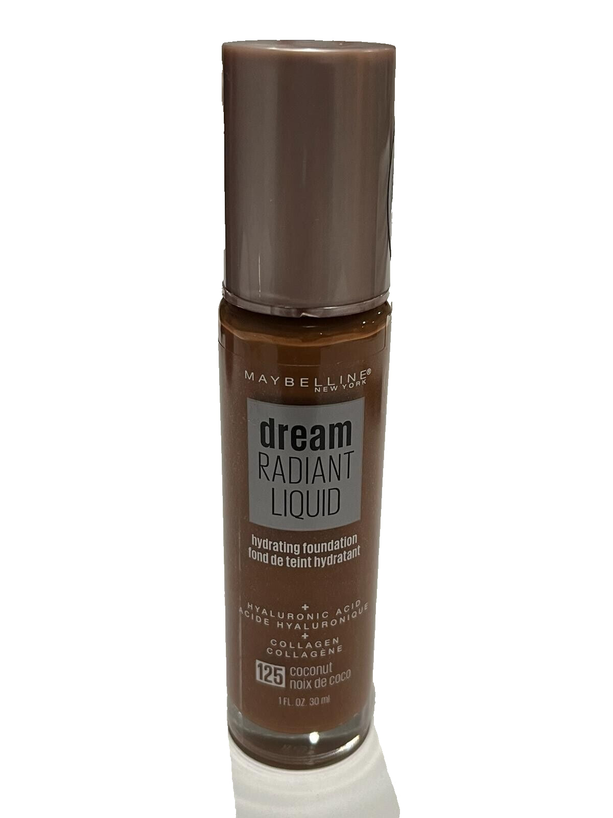 1 Piece Maybelline Dream Radiant Liquid Foundation #125 Coconut 1.0 Fl.Oz New
