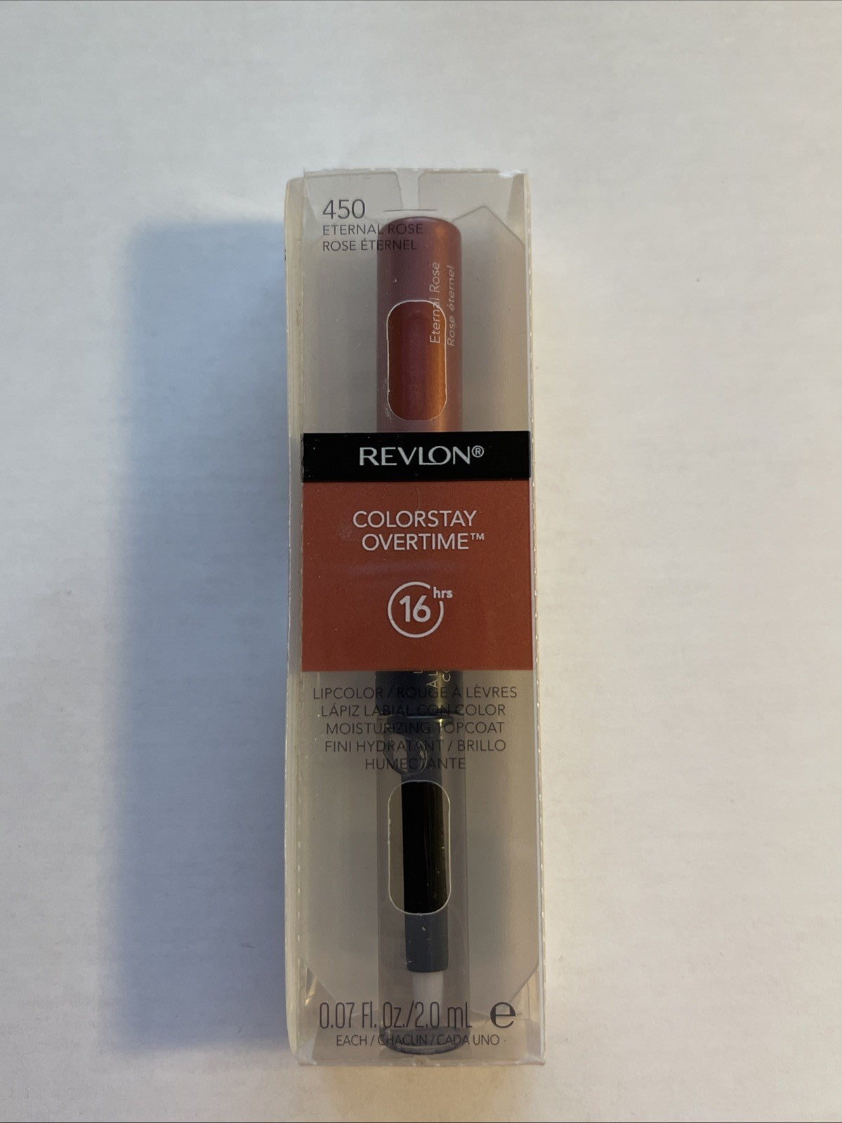 Revlon Colorstay Overtime Lipcolor - ETERNAL ROSE #450 - Brand New / Boxed