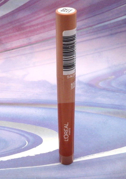 L'Oreal Paris Matte Lip Crayon 512 Smooth Caramel 0.04 Oz