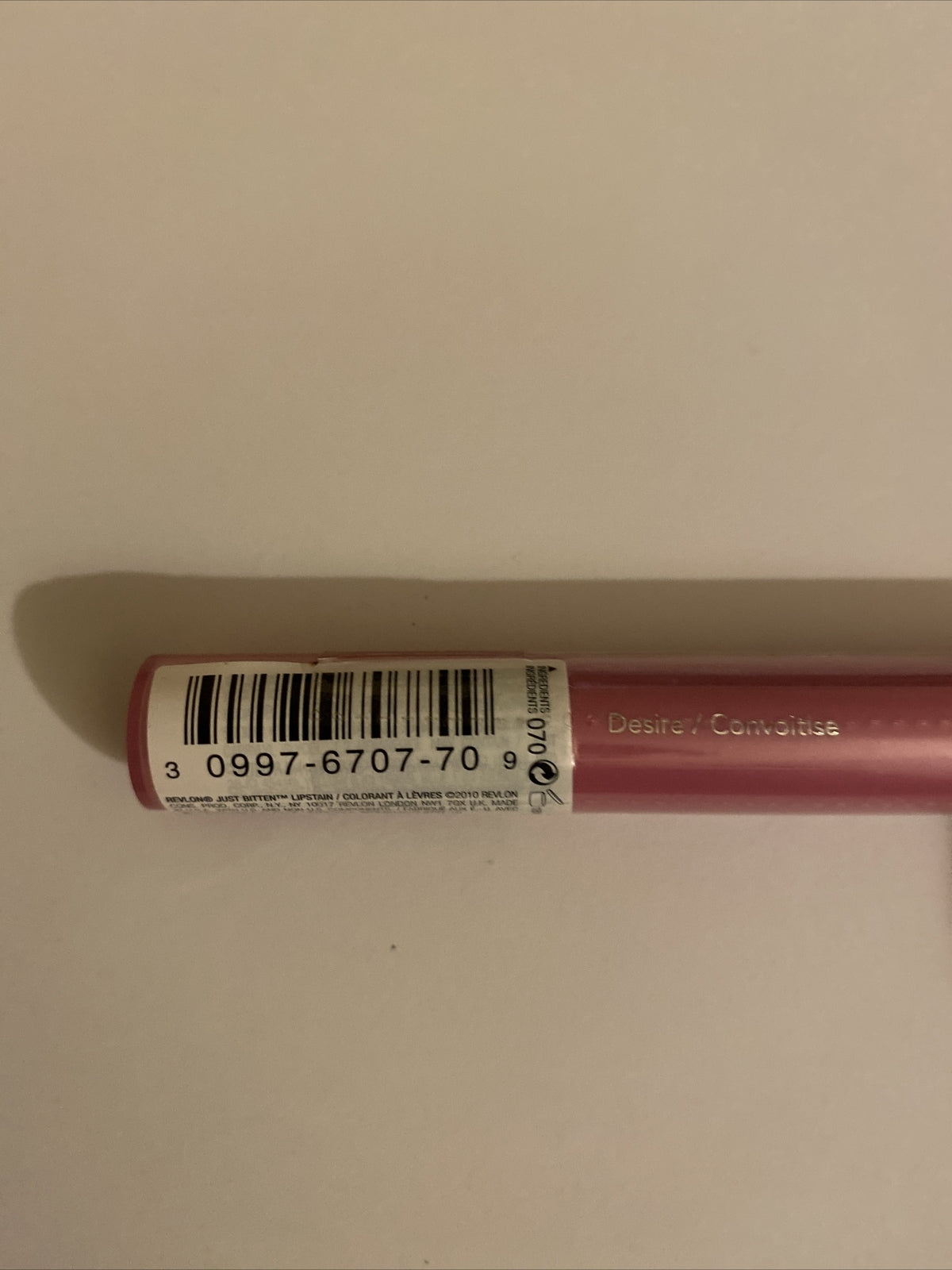 Revlon Just Bitten Lipstain Balm Desire 070 Brand New Sealed Tube