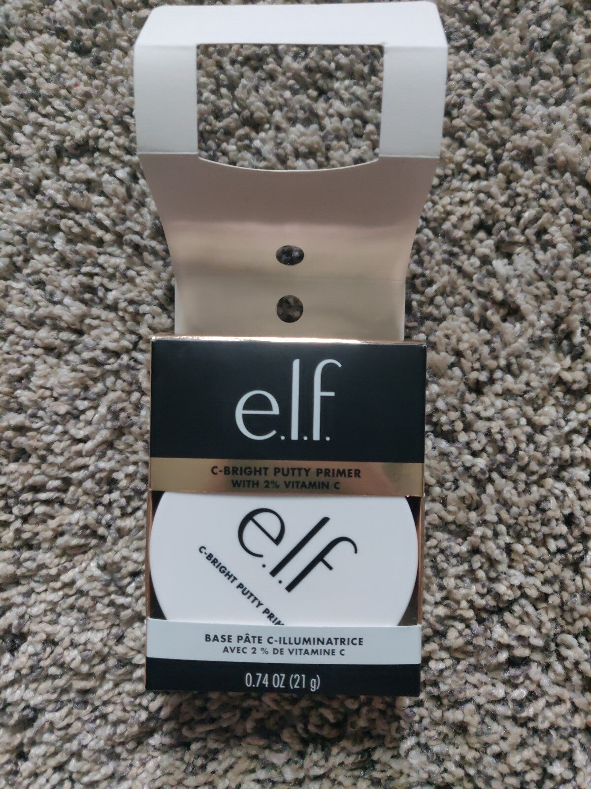 C-Bright Putty Primer -E.L.F. with 2% Vitamin C .74 Oz NEW in BOX