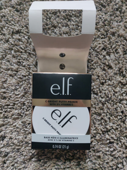 C-Bright Putty Primer -E.L.F. with 2% Vitamin C .74 Oz NEW in BOX