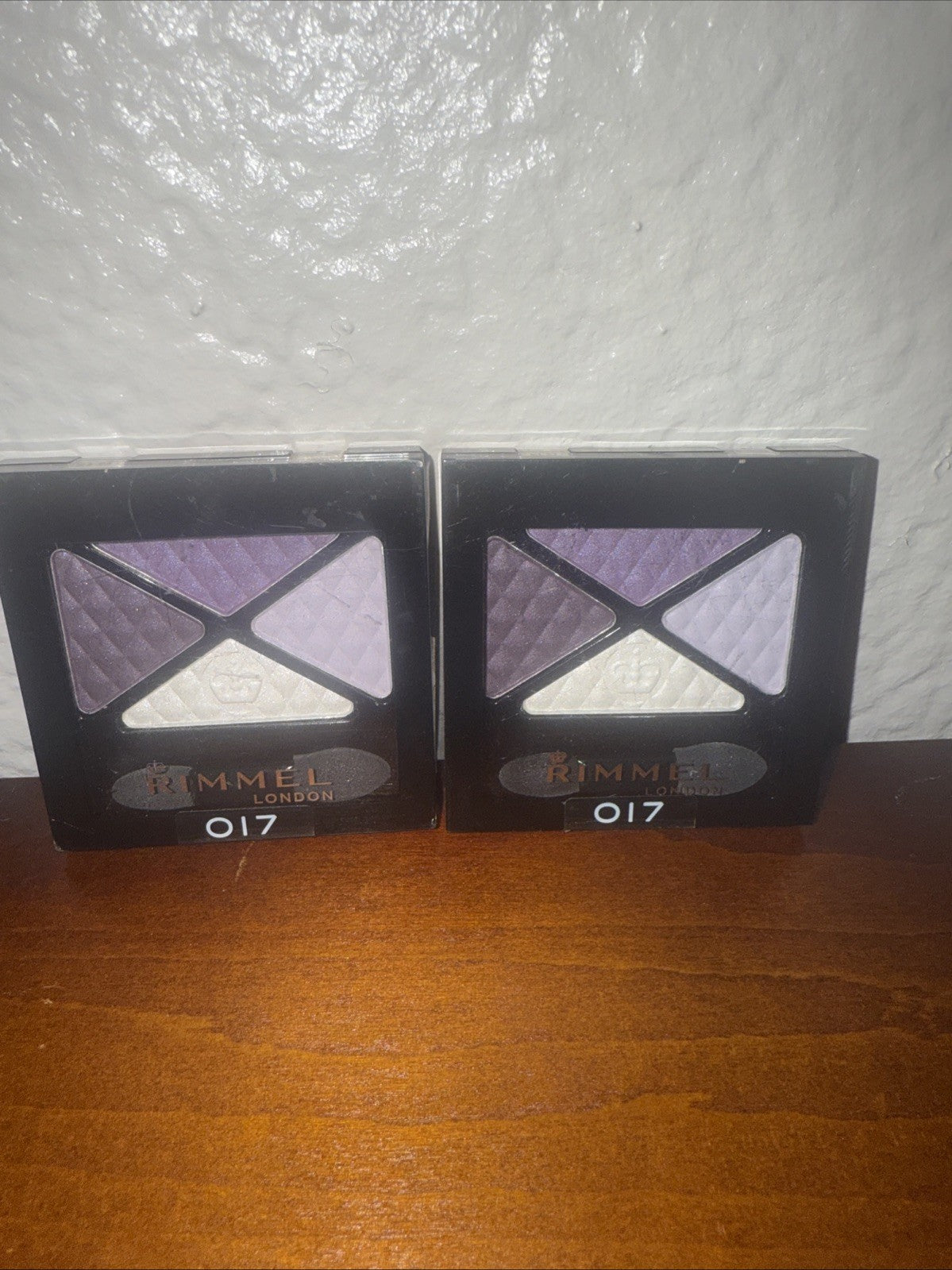 Lot of 2 New Rimmel Glam Eyes Quad Eyeshadow Eye Shadow Dark Signature 017