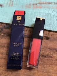 ESTEE LAUDER PURE COLOR ENVY PAINT on LIQUID LIP COLOR 305 PATENTLY PEACH