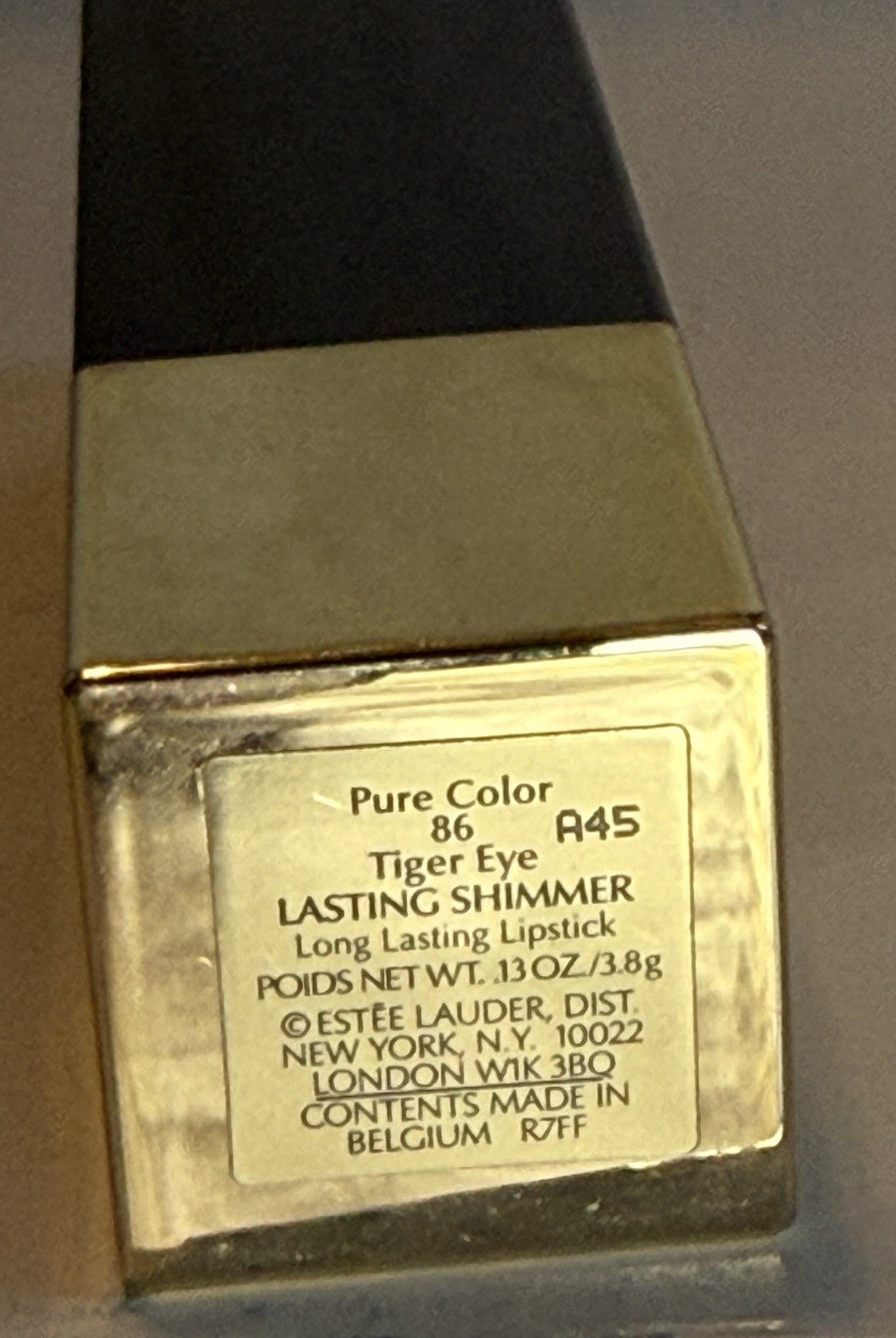 Estee Lauder Pure Color Long Lasting Lipstick 86 Tiger Eye Shimmer Full Size New