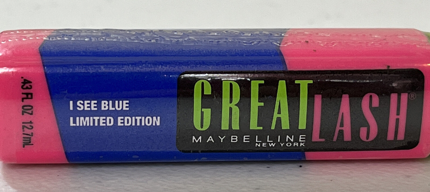 Maybelline Great Lash Limited Edition Mascara- Color: I See Blue Sealed