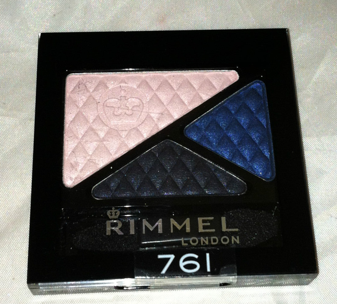 Rimmel London Glam Eyes Trio Eye Shadow * 761 SAPPHIRE MOONSTONE * Sealed New
