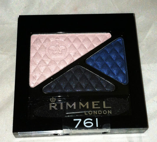 Rimmel London Glam Eyes Trio Eye Shadow * 761 SAPPHIRE MOONSTONE * Sealed New
