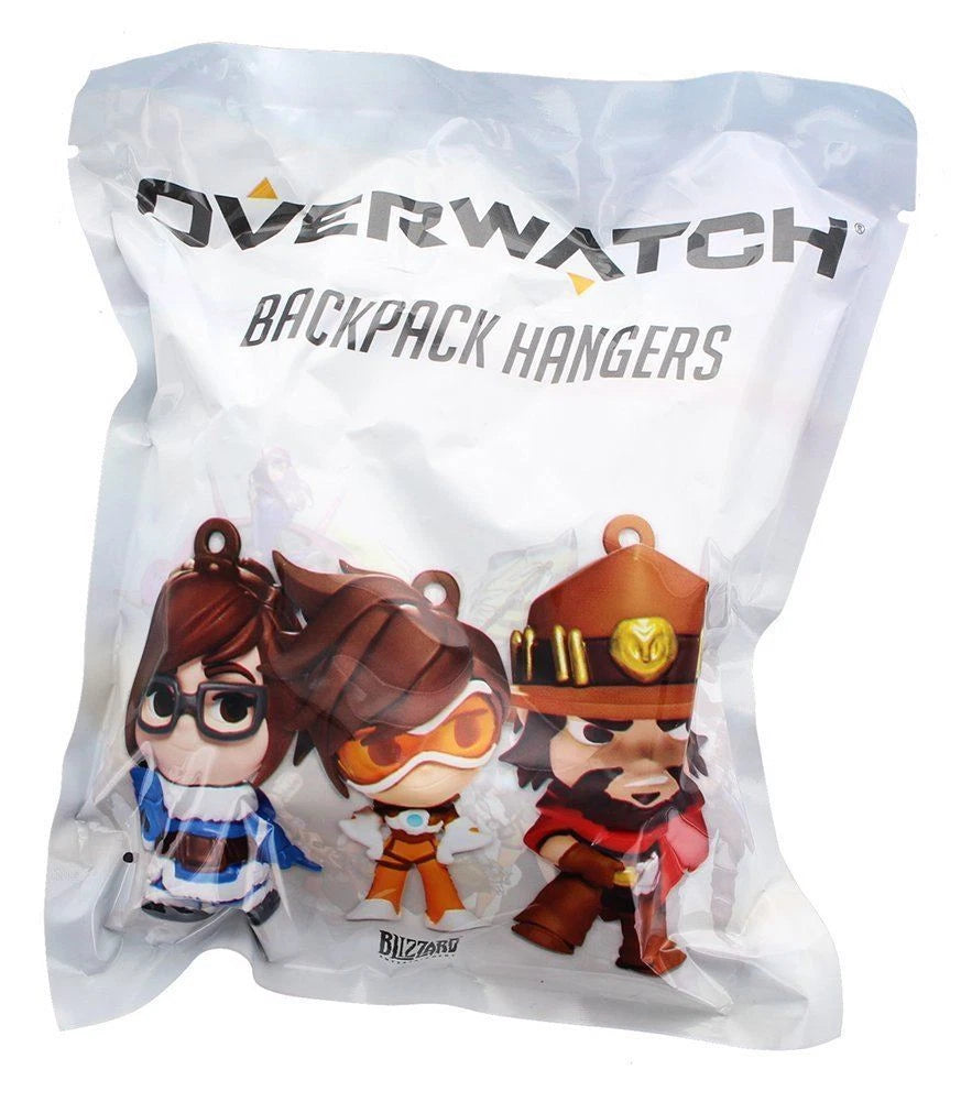 Blizzard Overwatch Soldier 76 Backpack Hanger Keychain Clip Figure